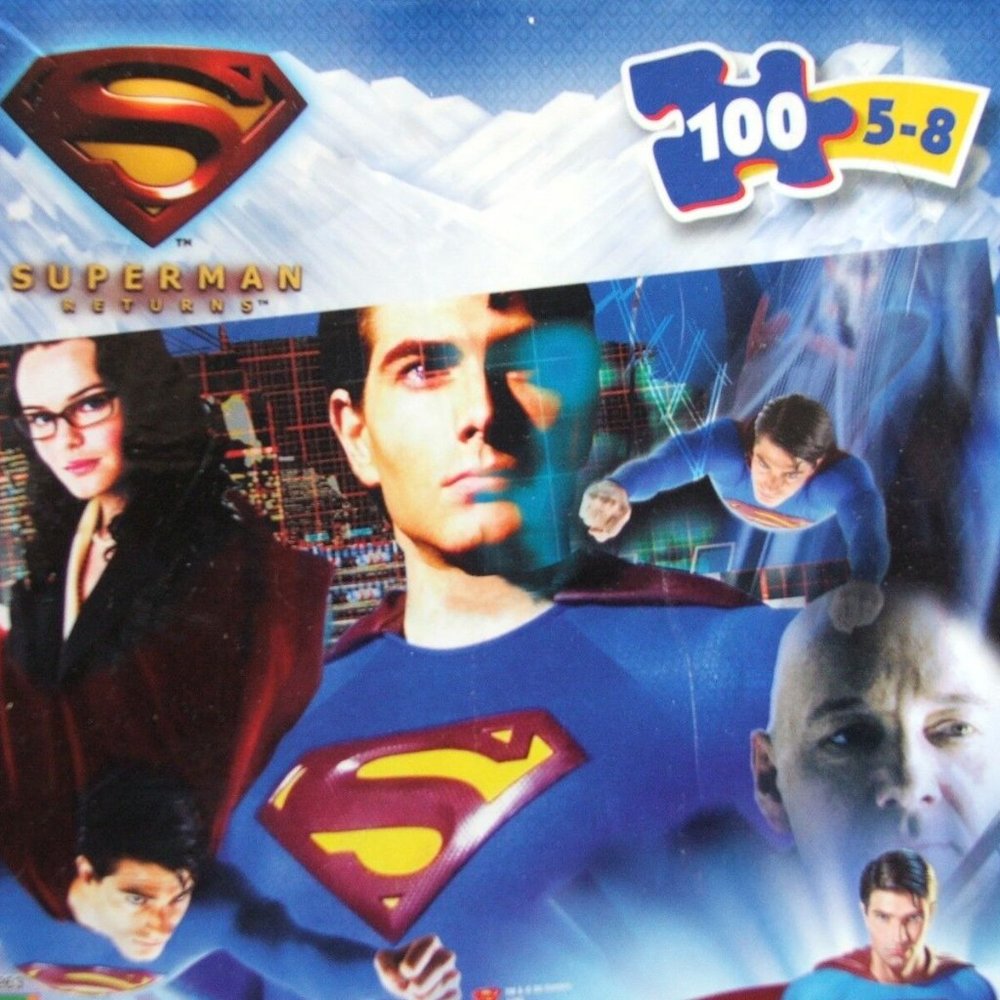 SUPERMAN Returns 100 Large Piece Jigsaw COMPLETE (P11)